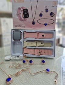 ساعت هوشمند KEQIWEAR مدل KW80 Ultra 3 mini با بند سیلیکونی