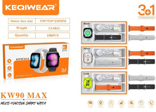 ساعت هوشمند سه بند keqiwear kw90 max